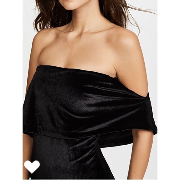 LIKELY NEW WITH TAGS DRIGGS BLACK VELVET DRESS SIZE 2 Retails $278 - Picture 1 of 6